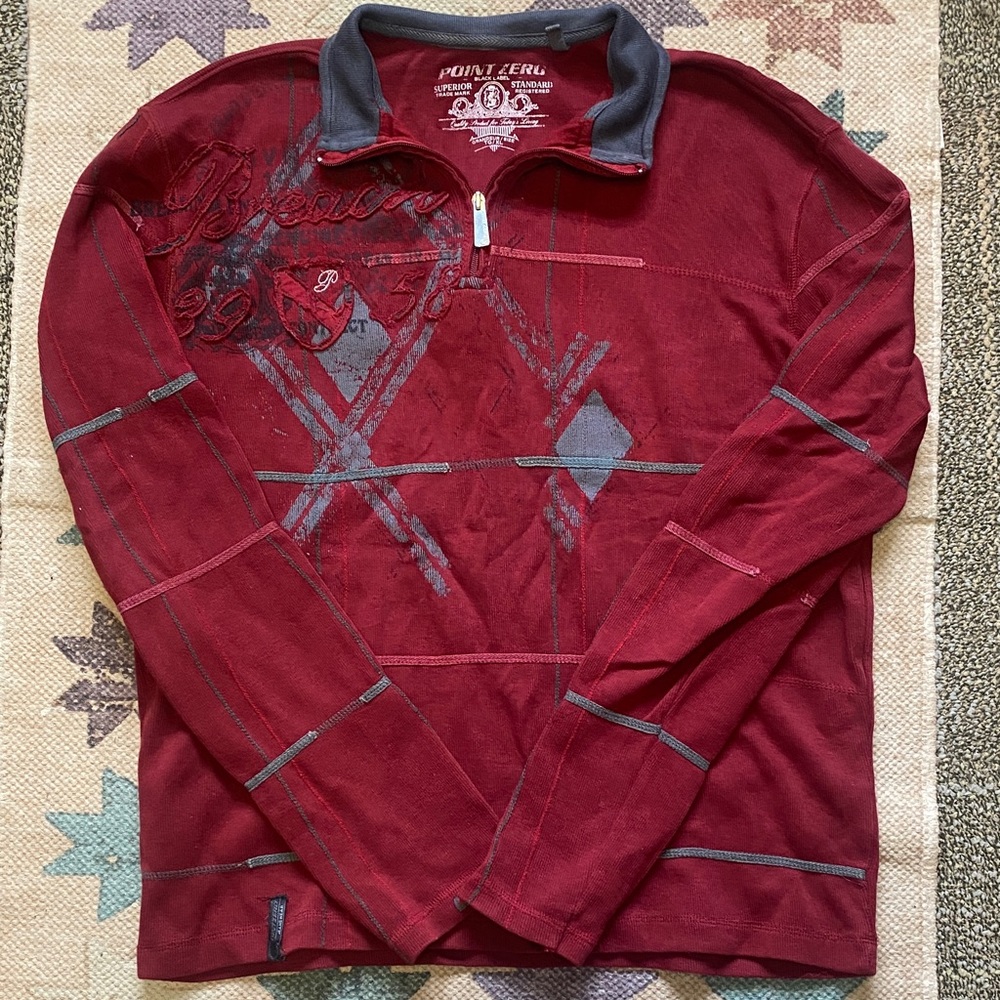 Point zero quarter zip